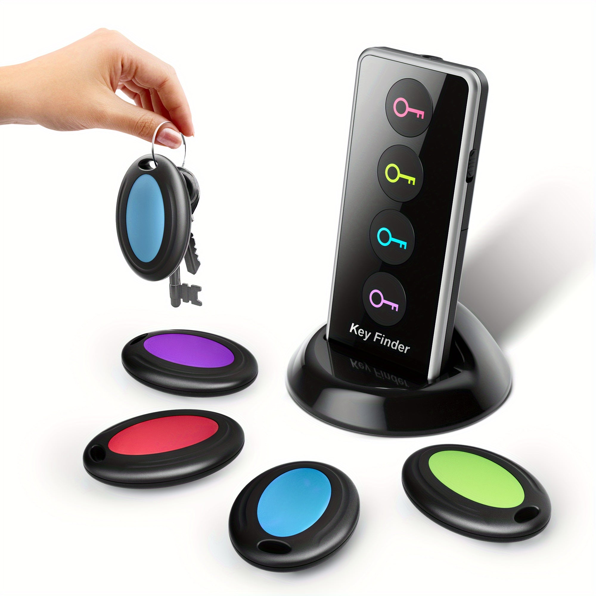 4Key Finder with LED Effortless Key Wallet Remote Locator