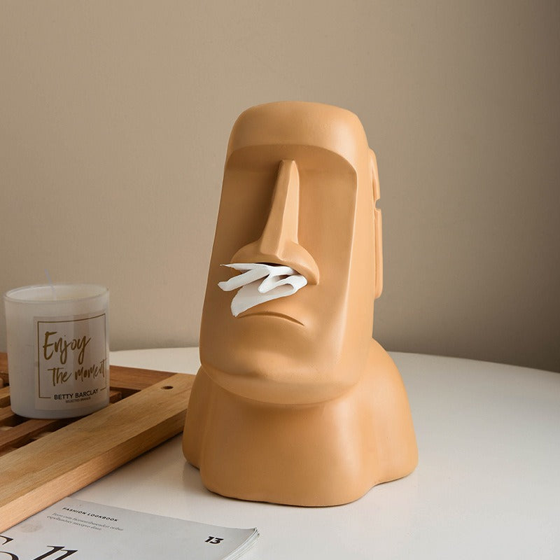 Island Statue Headphone Stand & Tissue Box