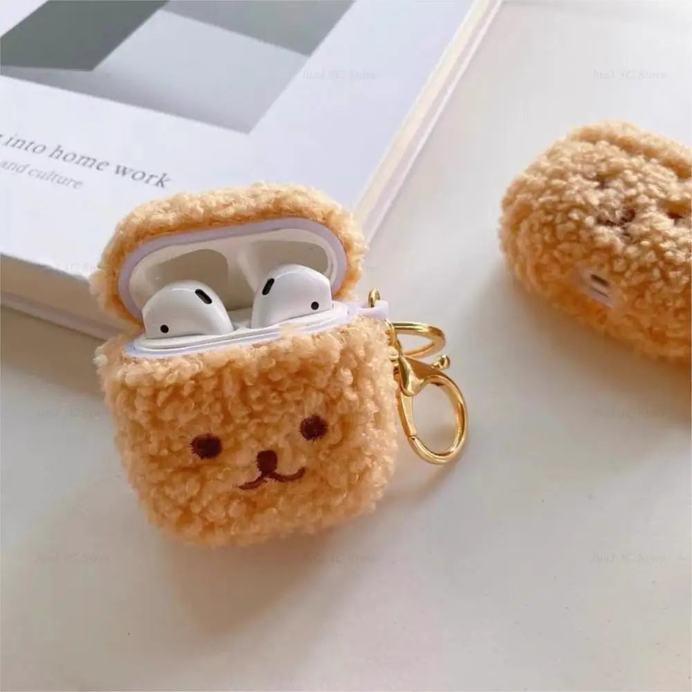 Cute Teddy Dog Case For Apple Airpods